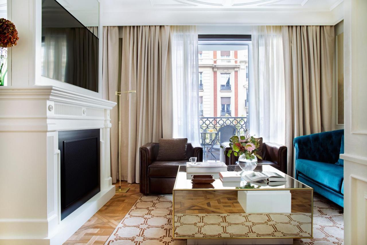 Bless Hotel Madrid - The Leading Hotels Of The World Esterno foto A living room in a suite at the Mandarin Oriental, Paris