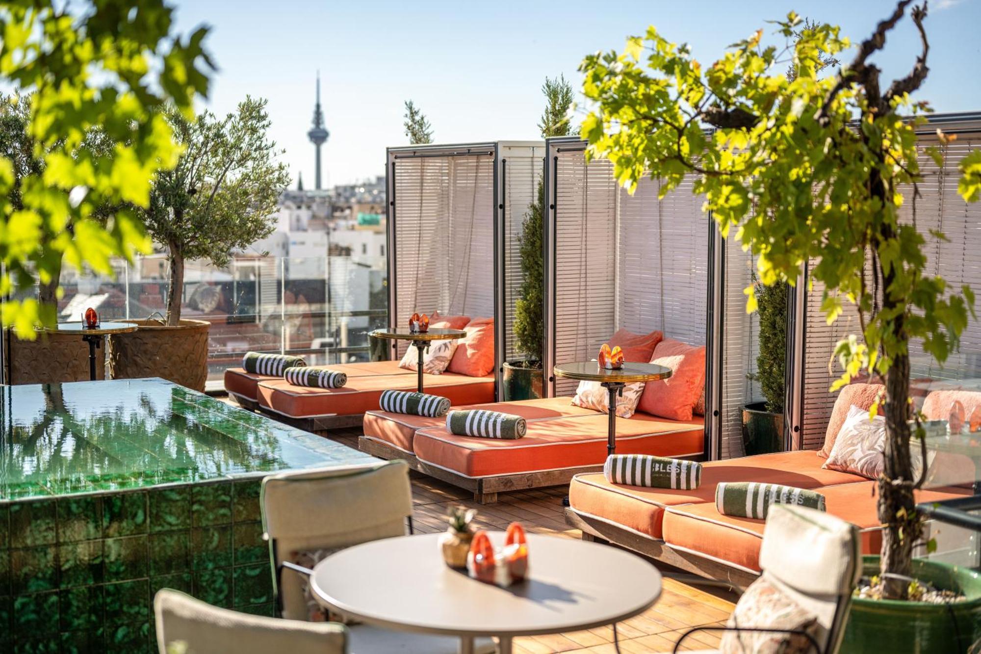 Bless Hotel Madrid - The Leading Hotels Of The World Esterno foto The rooftop terrace