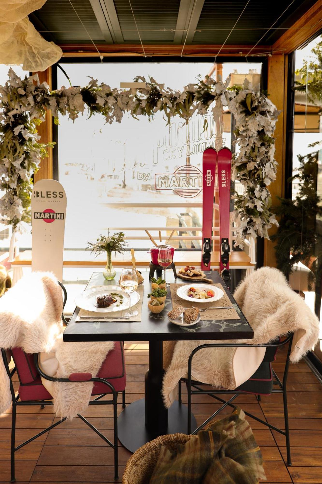 Bless Hotel Madrid - The Leading Hotels Of The World Esterno foto Restaurant in Courchevel